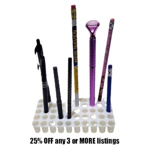 Holder for Pens Pencils Markers Make-Up Brushes Eyeliner Lip Liner Tweezers Ect
